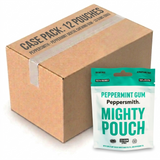 Peppersmith Pouch Peppermint Dental Chewing Gum 33 Gums (50G) (Case of 12)