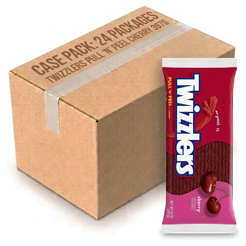 Twizzlers Pull 'N' Peel 397G (Case of 24)