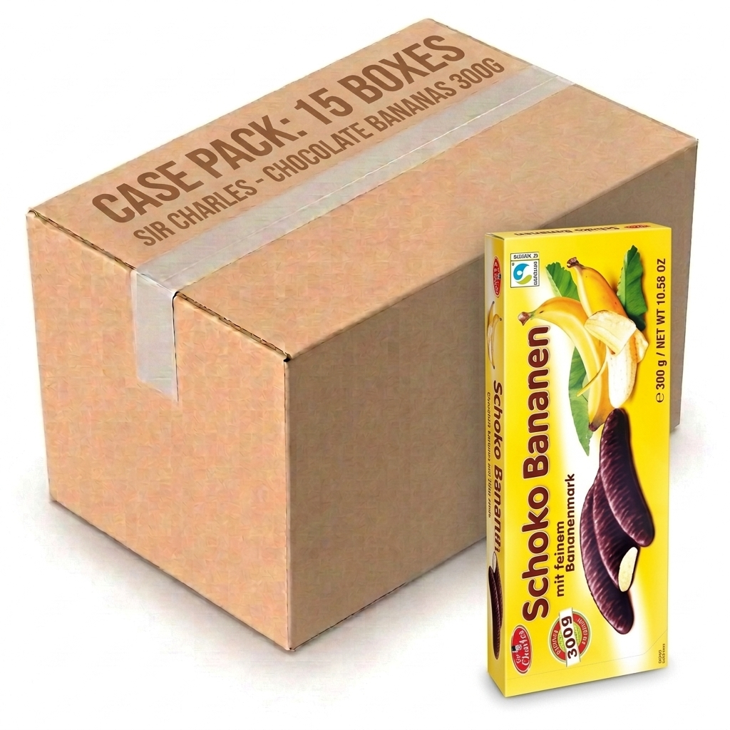 Sir Charles Chocolate Bananas 300G (Case of 15)