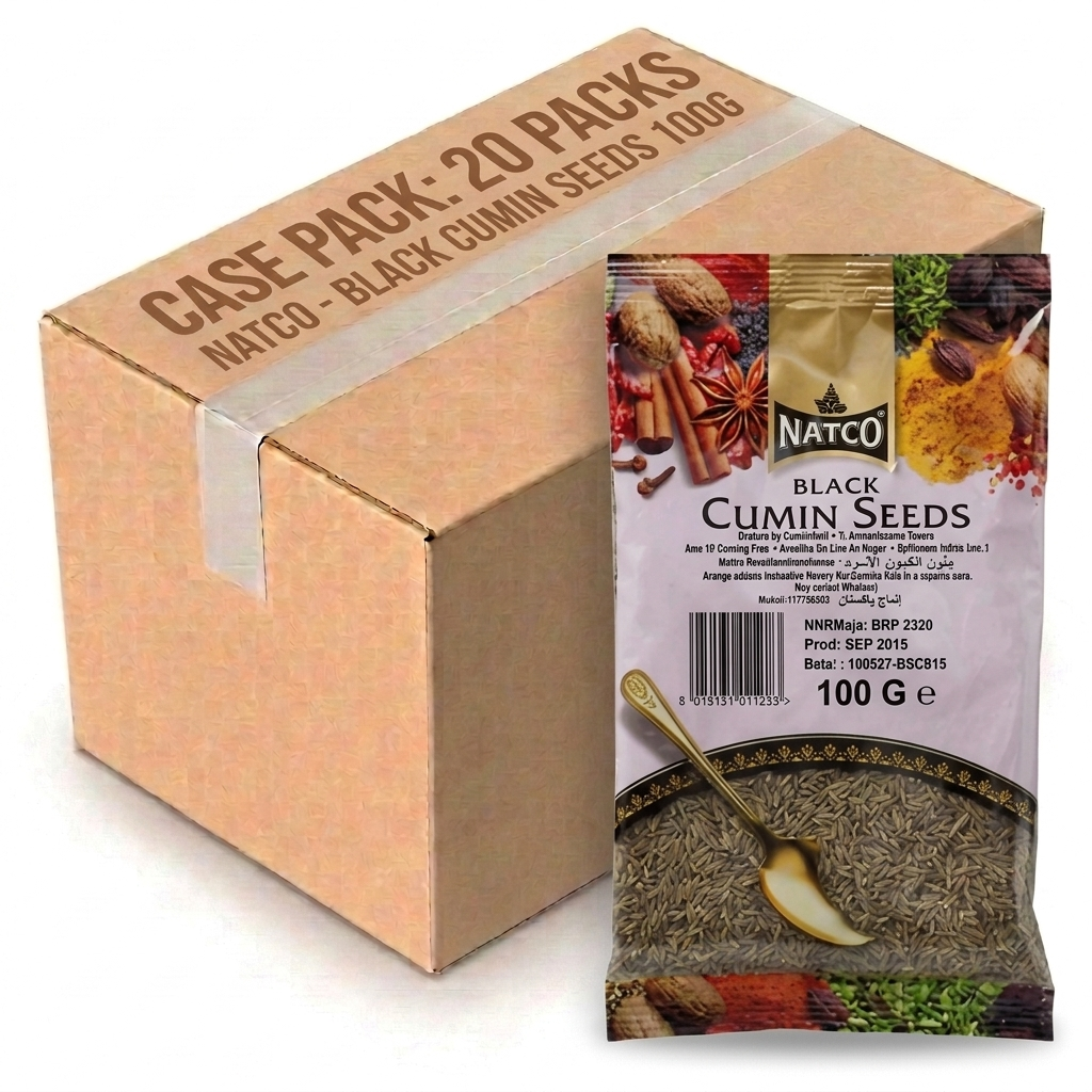 Natco Cumin Seeds Black 100G (Case of 20)