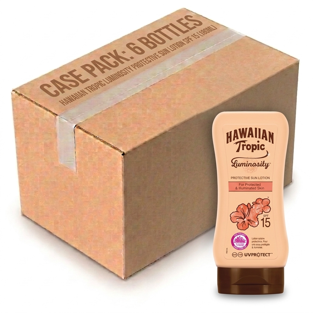 Hawaiian Tropic Luminosity Protective Sun Lotion SPF 15 (180ML) (Case of 6)