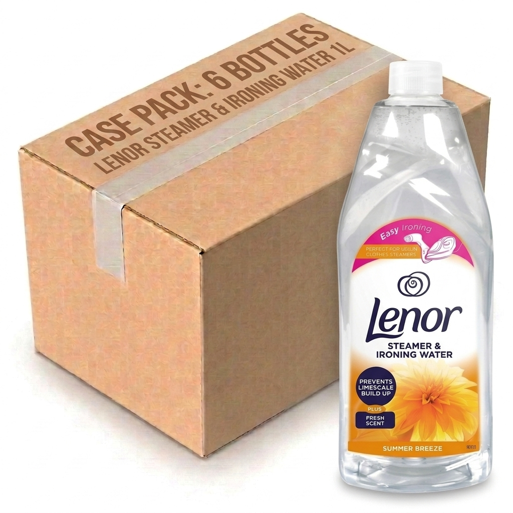 Lenor Steamer & Ironing Water Summer Breeze 1L (Case of 6)