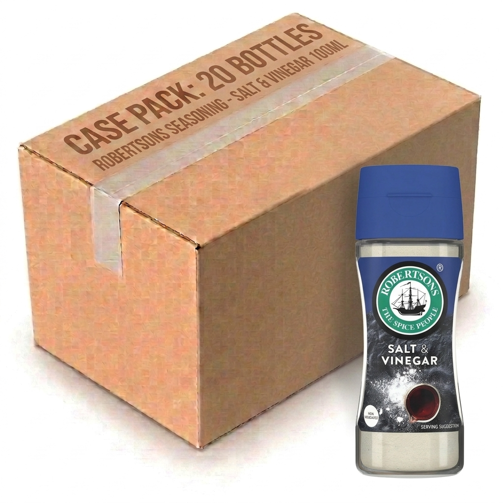 Robertsons Spice Bottles - Salt & Vinegar 103g/100ml (Case of 20)
