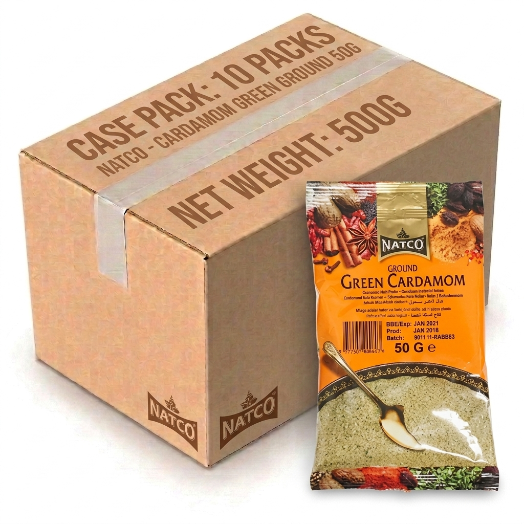 Natco Cardamom Green Ground 50G (Case of 10)