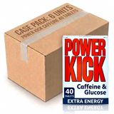 Powerkick Caffeine 40 Tablets (Case of 6)