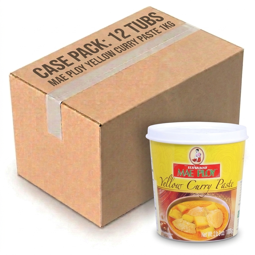 Mae Ploy Yellow Curry Paste 1KG (Case of 12)
