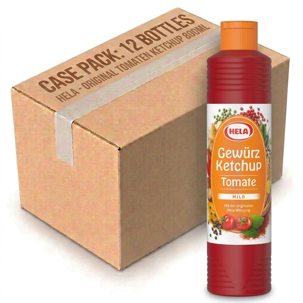 Hela Original Tomaten Ketchup 800ML (Case of 12)