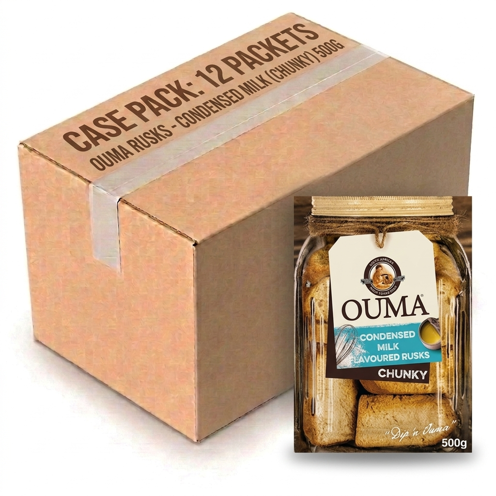 Ouma Rusks - Condensed Milk (Chunky) 500G (Case of 12)