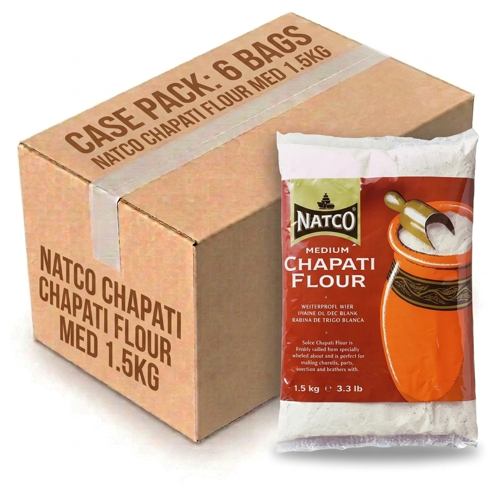 Natco Chapati Flour Med 1.5KG (Case of 6)