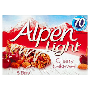 Alpen Light Cherry Bakewell Cereal Bars 5x95g