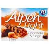 Alpen Light Chocolate & Fudge Cereal Bar 5x95g