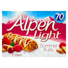 Alpen Light Summer Fruits Cereal Bar 5x95g