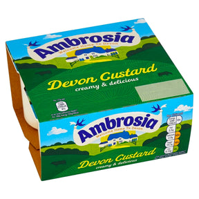 Ambrosia Devon Custard 4x125g