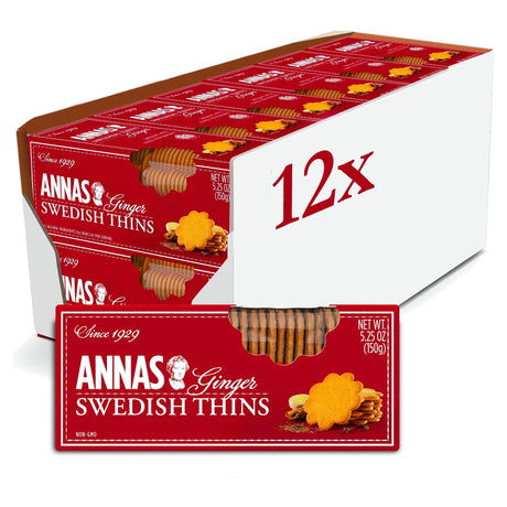 Anna's Ginger Thins 150G (Case of 12)