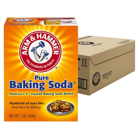 Arm & Hammer Pure Baking Soda 454G (1Lbs) (Pack of 12)