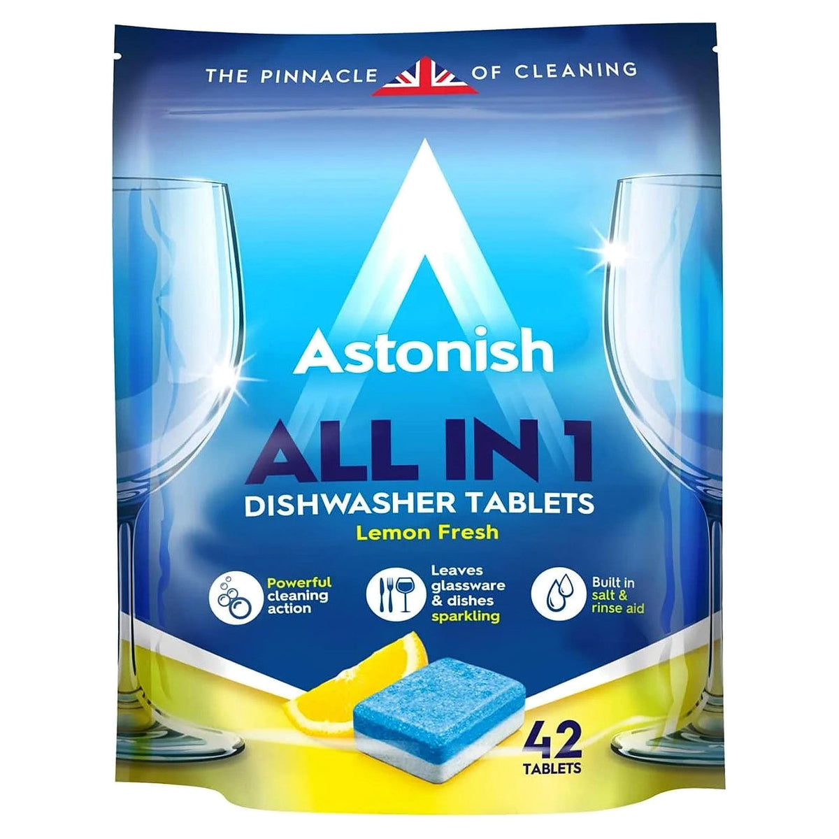 Astonish All In 1 Dishwasher Tablets 42S Lemon Fresh