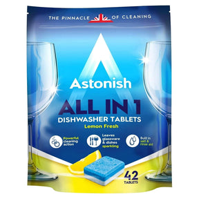 Astonish All In 1 Dishwasher Tablets 42S Lemon Fresh