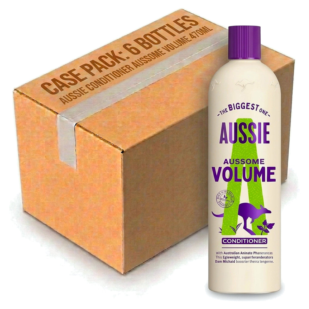 Aussie Conditioner Aussome Volume 470ML (Case of 6)