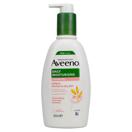 Aveeno Daily Moist Creamy Oil 330ML