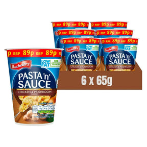 Bachelor's Pasta N Sauce Pot Chicken & Mushroom 65G (Case of 6)
