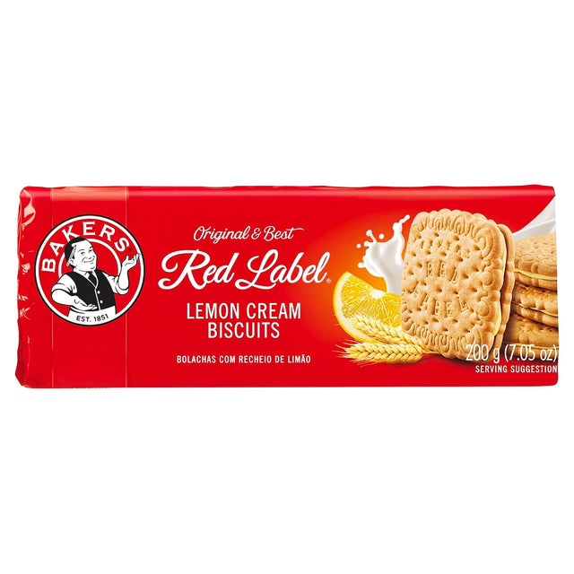 Bakers Red Label - Lemon Creams 200G
