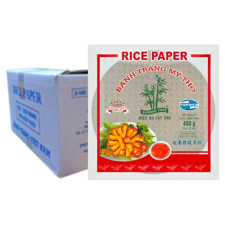 Bamboo Tree Fried Rice Paper 22cm 340G (Case of 44)