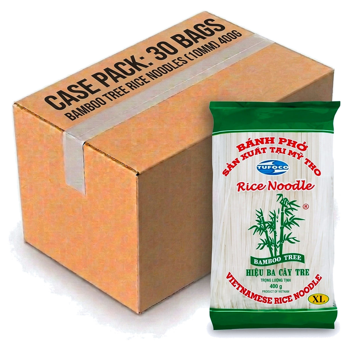 Bamboo Tree Rice Noodles (10mm) 400G (Case of 30)
