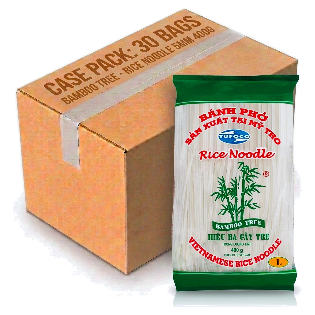 Bamboo Tree Rice Noodles 5mm 400G (Case of 30)