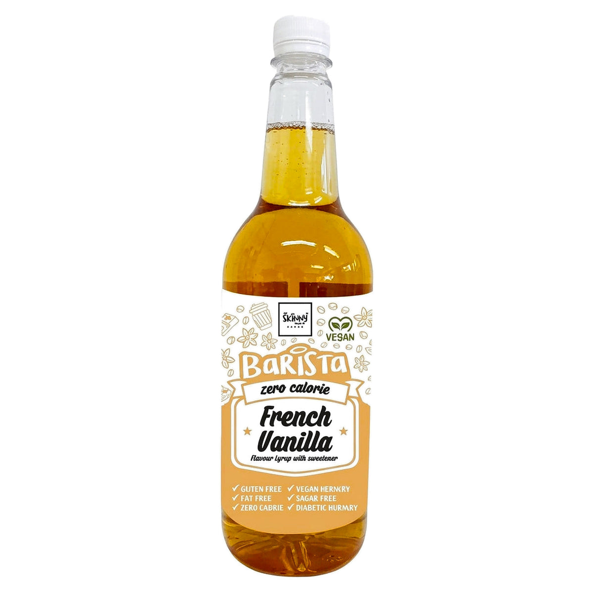 Skinny Barista French Vanilla Coffee Syrup 1Ltr