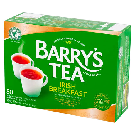Barrys Irish Breakfast Teabags 80S (250G)