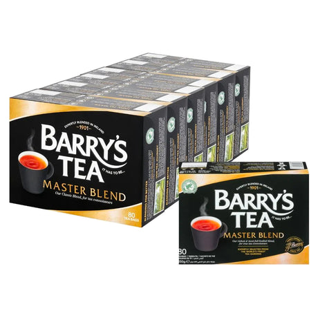 Barrys Master Blend Teabags 80S (250G) (Case of 6)