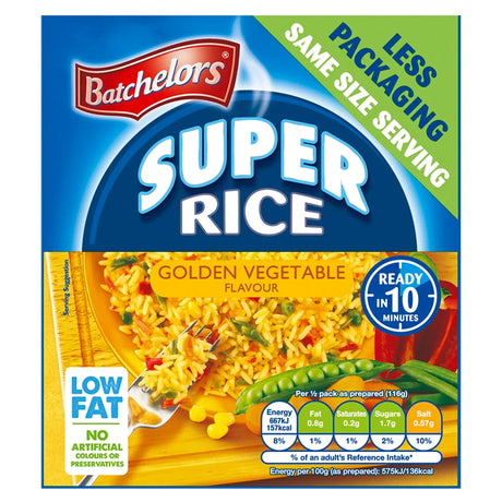 Batchelors Super Rice Golden Vegetable Flavour 90G