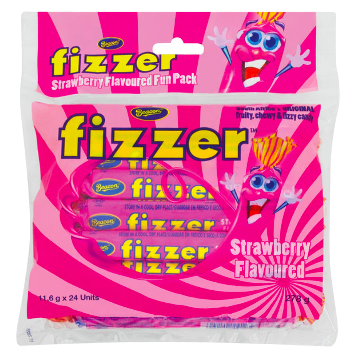 Beacon Fizzer - Fun Pack - Strawberry 24s