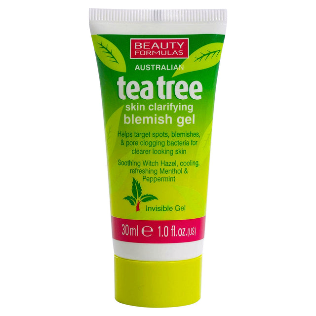 Beauty Formulas Tea Tree Blemish Gel 30ml