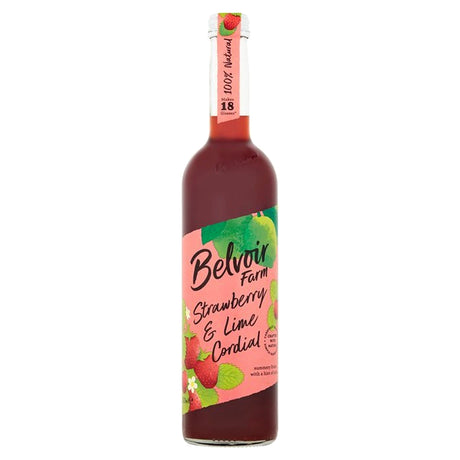 Belvoir Farm - Cordial Strawberry, Lime & Mint 500ML