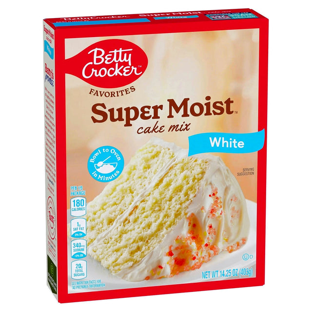 Betty Crocker Favorites Super Moist Cake Mix White 14.25 Oz