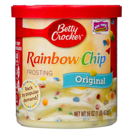 Betty Crocker Frosting Rainbow Chip 16Oz