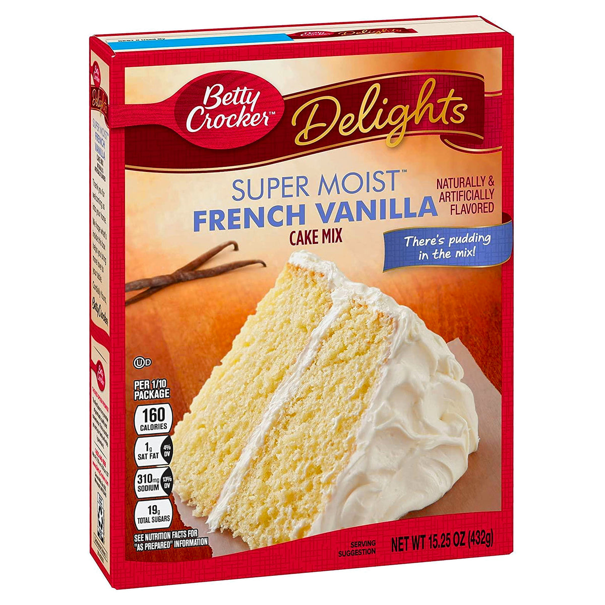 Betty Crocker Super Moist French Vanilla Cake Mix 15.25Oz
