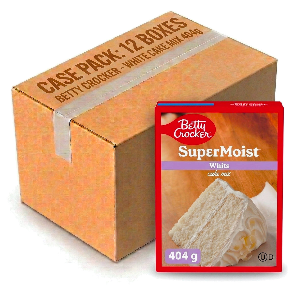 Betty Crocker Super Moist White Cake Mix 404G (Case of 12)