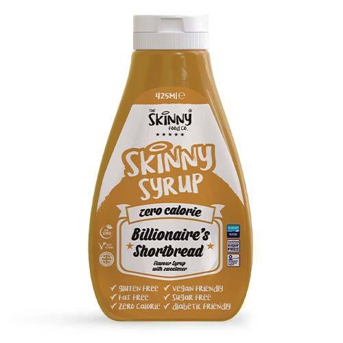 Skinny Syrup Billionaires Shortbread Zero Calorie Sugar Free 425Ml (Case of 6)