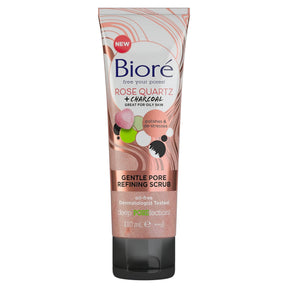 Biore Pore Refining Scrub Rose Quartz & Charcoal Mask 110ML