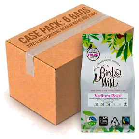 Bird & Wild Organic Medium Roast R&G 200G (Case of 6)