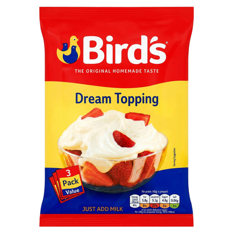 Birds Dream Topping Sachet 3x36g