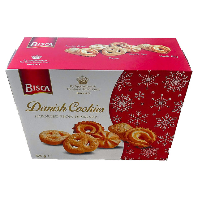 Bisca Danish Cookies (Christmas Gift Box) 375G