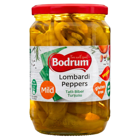 Bodrum Mild Pepper Pickles (Lombardi) 610G