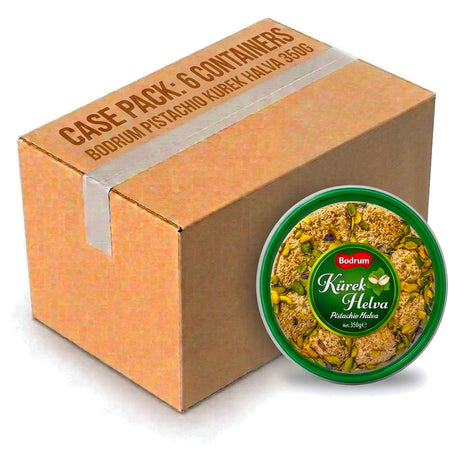 Bodrum Pistachio Kurek Halva 350G (Case of 6)
