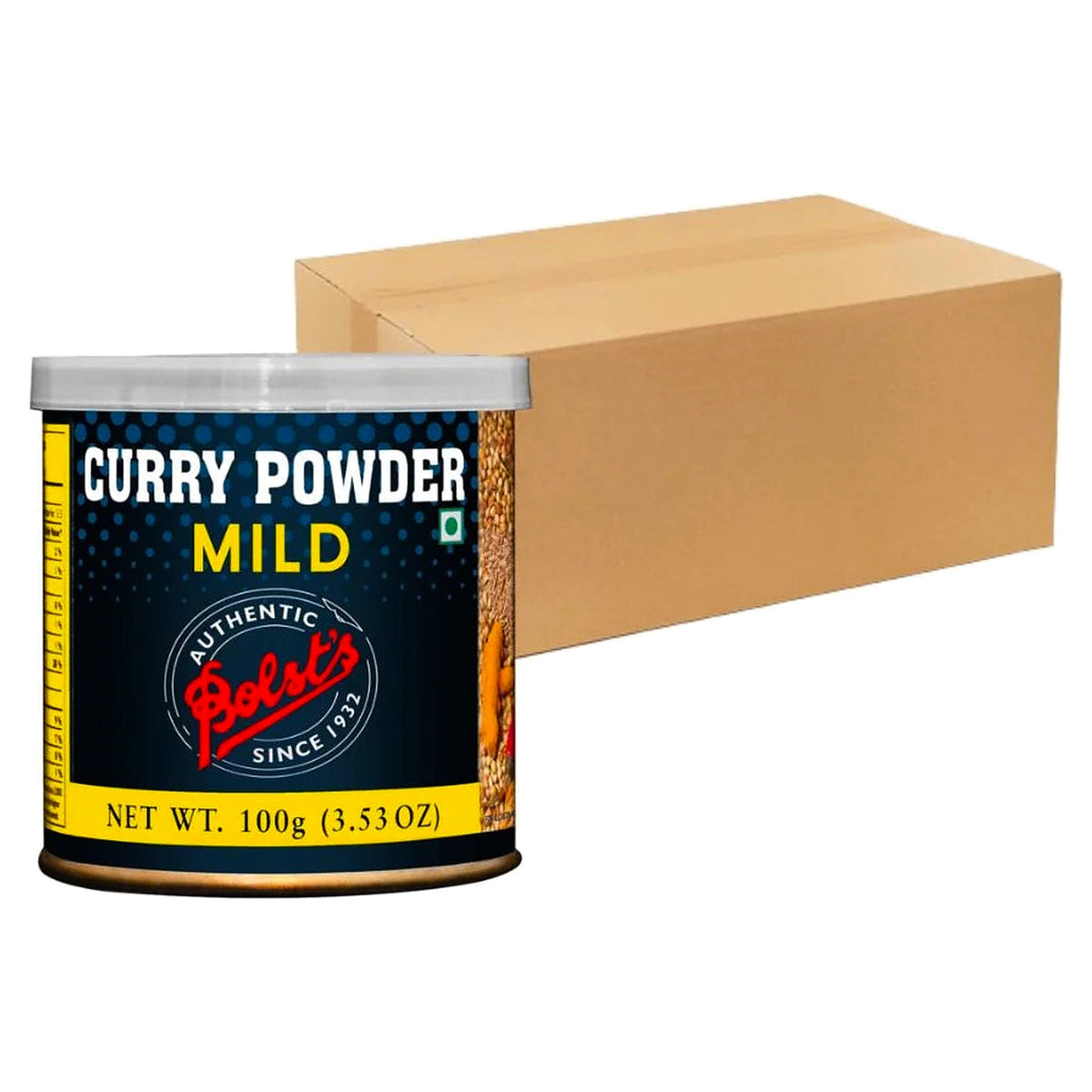Bolsts Curry Powder Mild 100G (Case of 12)