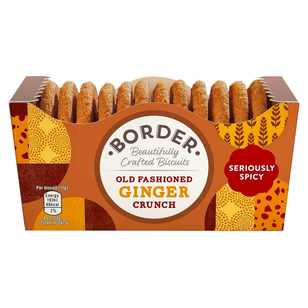 Border Biscuits Old Fashioned Ginger Crunch 150G