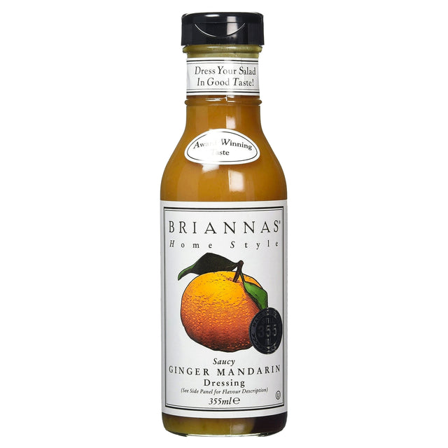 Briannas Saucy Ginger Mandarin Dressing 355Ml