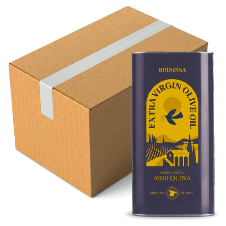 Brindisa 100% Arbequina Extra Virgin Olive Oil 1L (Case of 6)